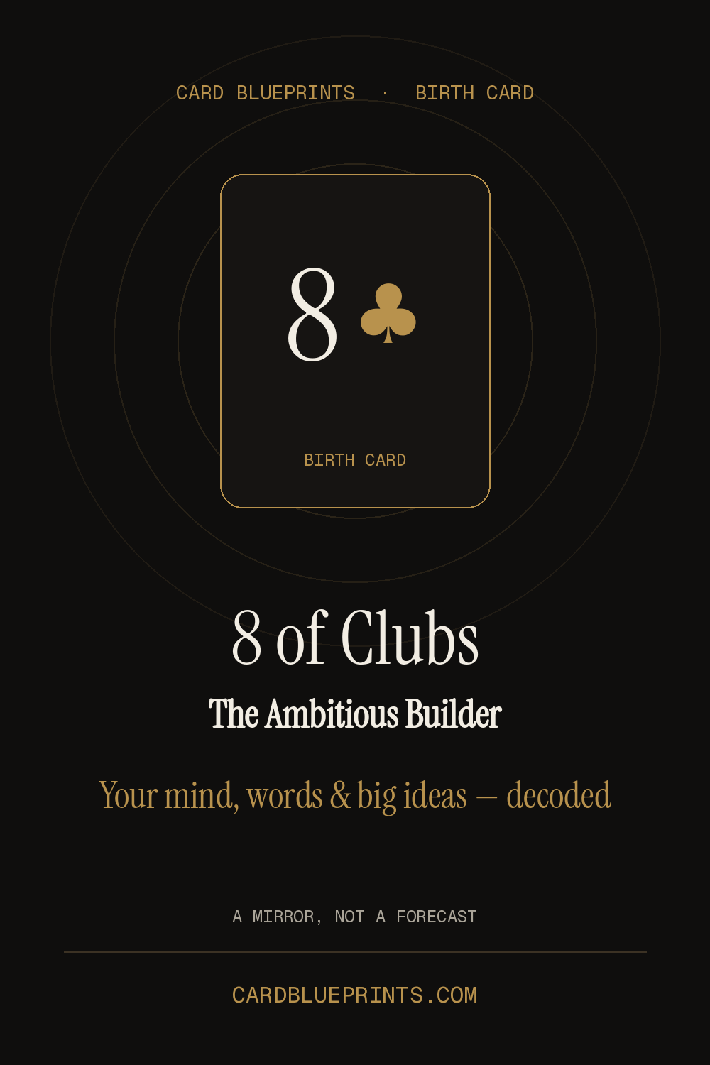 8 of Clubs playing card