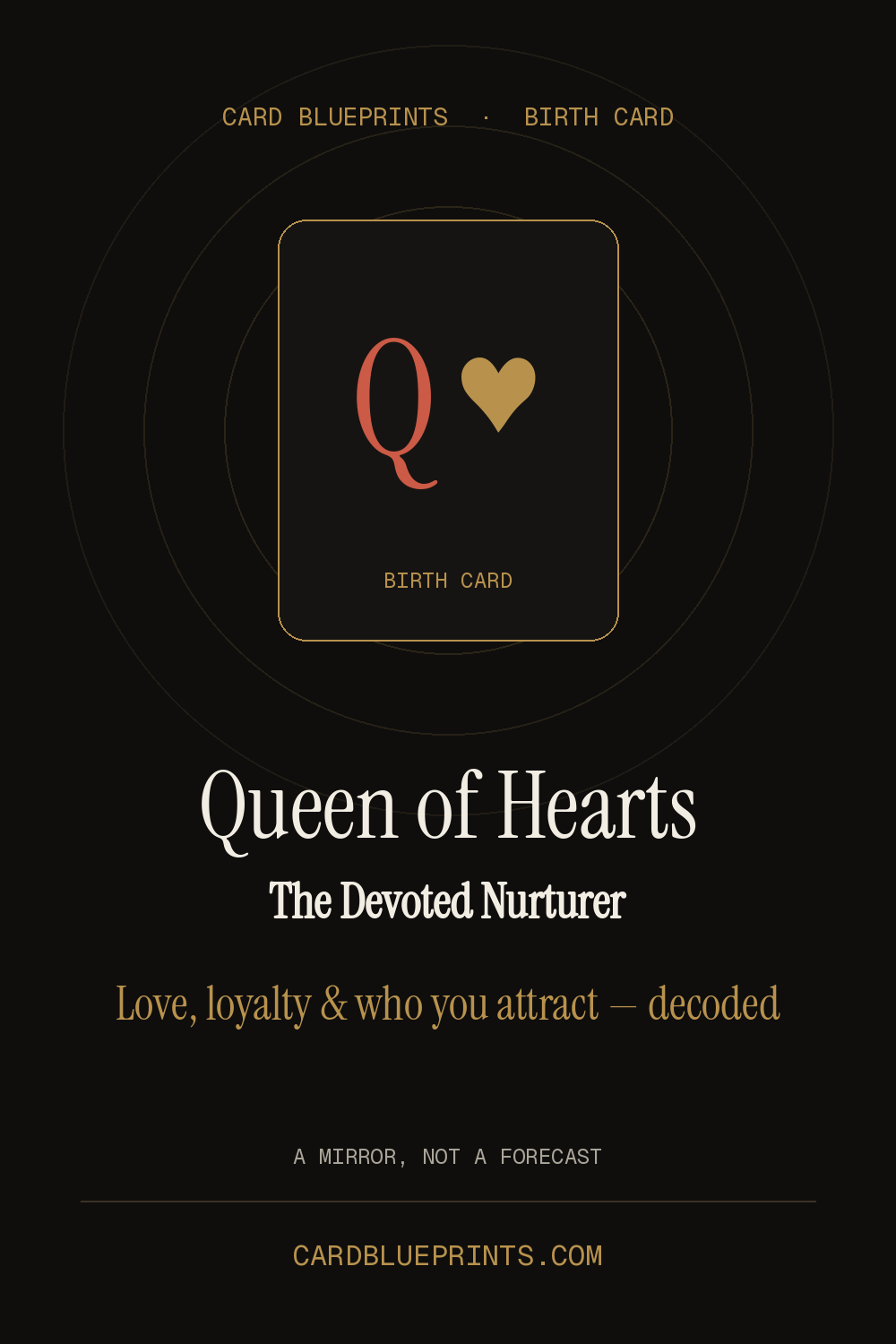 Queen of Hearts playing card